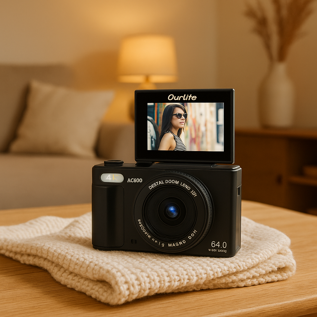 Vintage Vlog Camera with WiFi