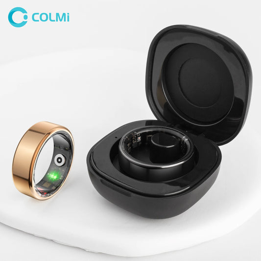 Smart Health Ring with Charging Case