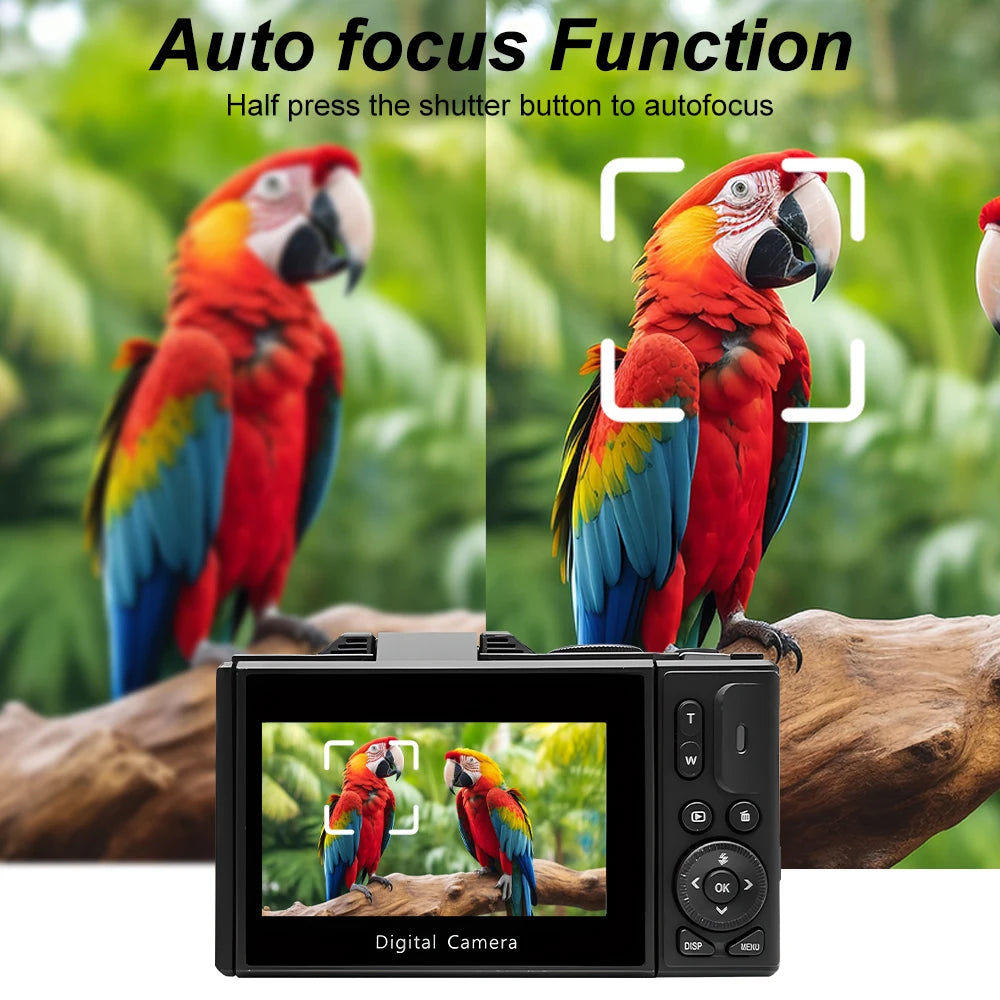 Vintage Vlog Camera with WiFi